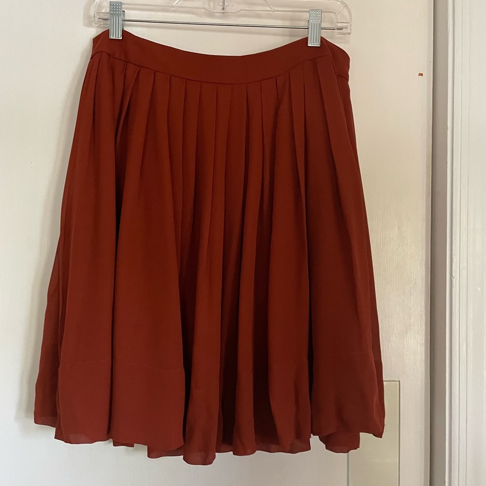Talbots silk skirt